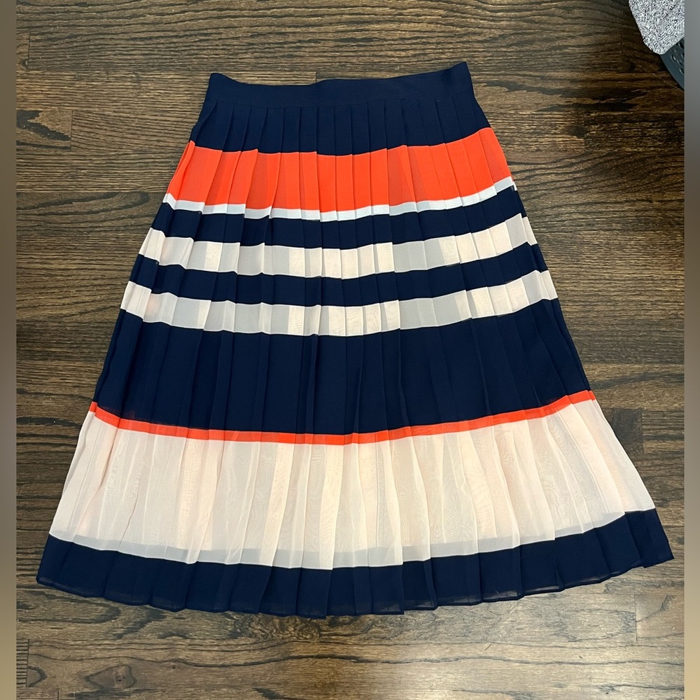 Maison Jules flowy striped skirt